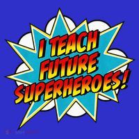 I Teach Superheroes Retro Comic Super Teacher Graphic Women's Tank Top thumb 5
