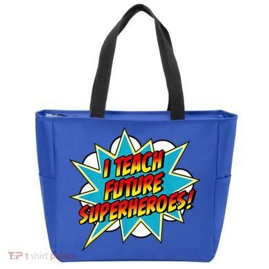 I Teach Superheroes Retro Comic Super Teacher Graphic Bag