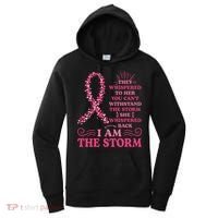 I'm The Storm Warrior Pink Ribbon Women Breast Cancer Women's Hoodie thumb 0