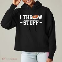 I Throw Stuff Discus Throwing Discus Thrower Throwing Sports Ladies Heavyweight Boxy Pullover Hoodie thumb 0