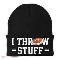 I Throw Stuff Discus Throwing Discus Thrower Throwing Sports Beanie thumb 0