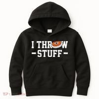 I Throw Stuff Discus Throwing Discus Thrower Throwing Sports Kids Hoodie thumb 0