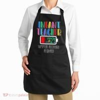 Infant Teacher Summer Recharge Required Last Day Of School Apron thumb 2