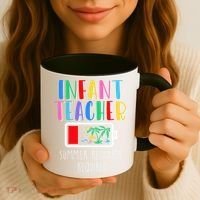 Infant Teacher Summer Recharge Required Last Day Of School Coffee Mug thumb 3