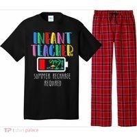 Infant Teacher Summer Recharge Required Last Day Of School Pajama Set thumb 0