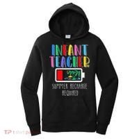 Infant Teacher Summer Recharge Required Last Day Of School Women's Hoodie thumb 0