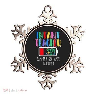 Infant Teacher Summer Recharge Required Last Day Of School Ornament