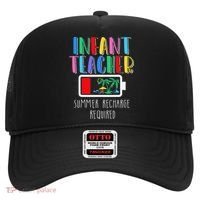 Infant Teacher Summer Recharge Required Last Day Of School Hat thumb 0
