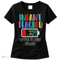 Infant Teacher Summer Recharge Required Last Day Of School Women's T-Shirt thumb 0
