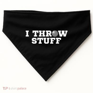 I Throw Stuff Shot Put Athlete Throwing USA-Made Doggie Bandana