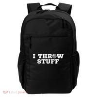 I Throw Stuff Shot Put Athlete Throwing Backpack thumb 0