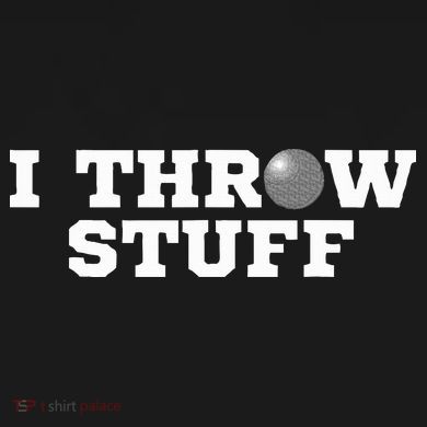 I Throw Stuff Shot Put Athlete Throwing Backpack