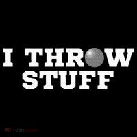 I Throw Stuff Shot Put Athlete Throwing Women's Hoodie thumb 2