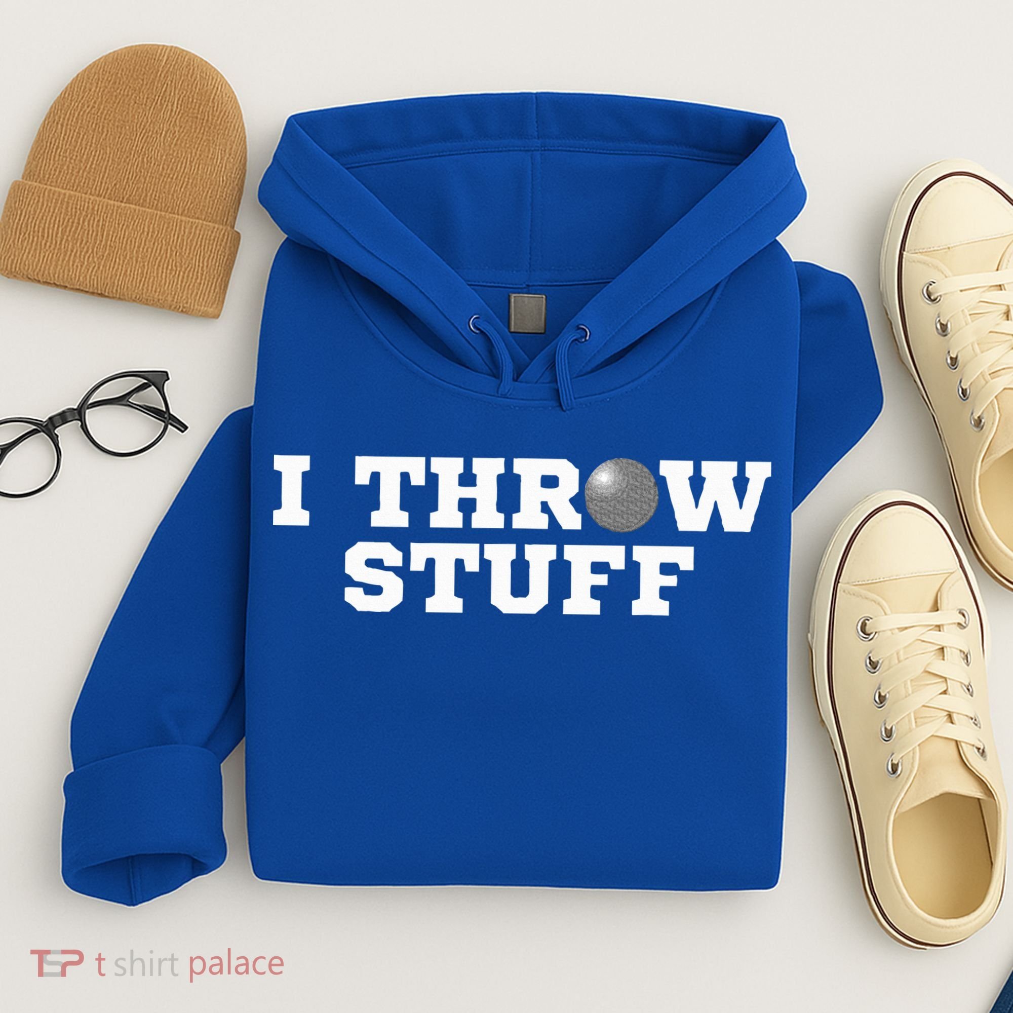 I Throw Stuff Shot Put Athlete Throwing Hoodie