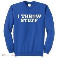 I Throw Stuff Shot Put Athlete Throwing Sweatshirt thumb 0