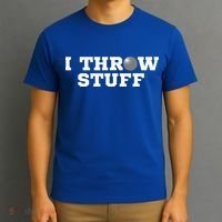 I Throw Stuff Shot Put Athlete Throwing T-Shirt thumb 3