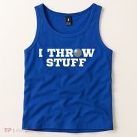 I Throw Stuff Shot Put Athlete Throwing Tank Top thumb 2