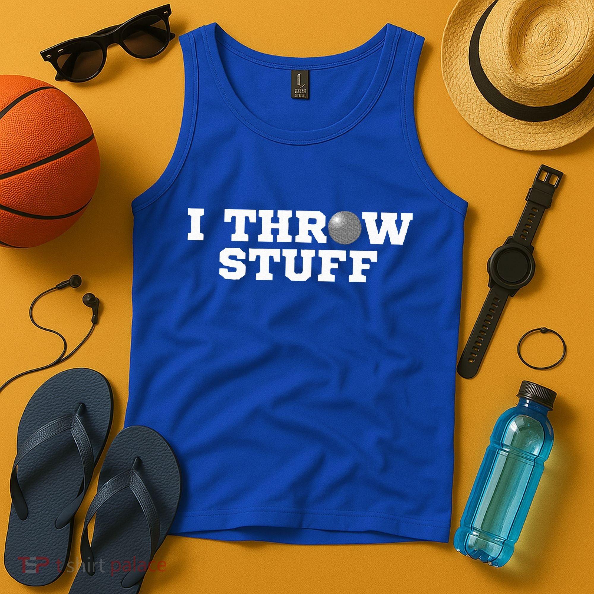 I Throw Stuff Shot Put Athlete Throwing Tank Top
