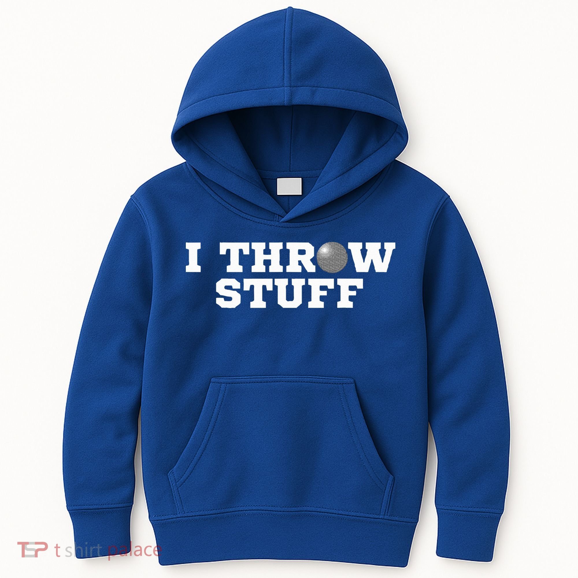 I Throw Stuff Shot Put Athlete Throwing Kids Hoodie