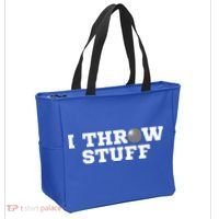 I Throw Stuff Shot Put Athlete Throwing Tote Bag thumb 2