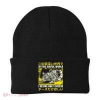 In This Sinful World I Desire Only Cheese Rat Japanese Beanie thumb 0