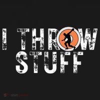 I Throw Stuff Discus Track And Field Athlete Throwers Gifts Women's Hoodie thumb 2