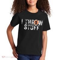 I Throw Stuff Discus Track And Field Athlete Throwers Gifts Kids T-Shirt thumb 2