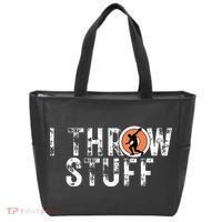 I Throw Stuff Discus Track And Field Athlete Throwers Gifts Tote Bag thumb 0