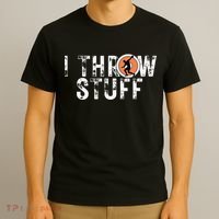 I Throw Stuff Discus Track and Field Athlete Throwers GiftS T-Shirt thumb 3