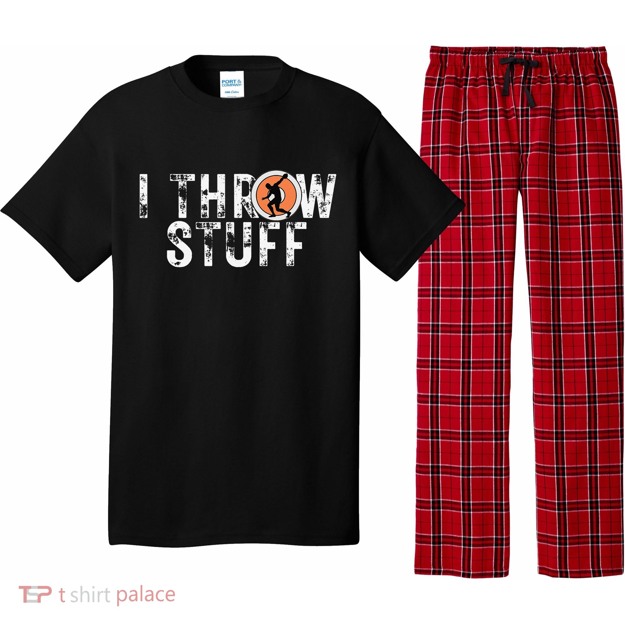 I Throw Stuff Discus Track and Field Athlete Throwers GiftS Pajama Set