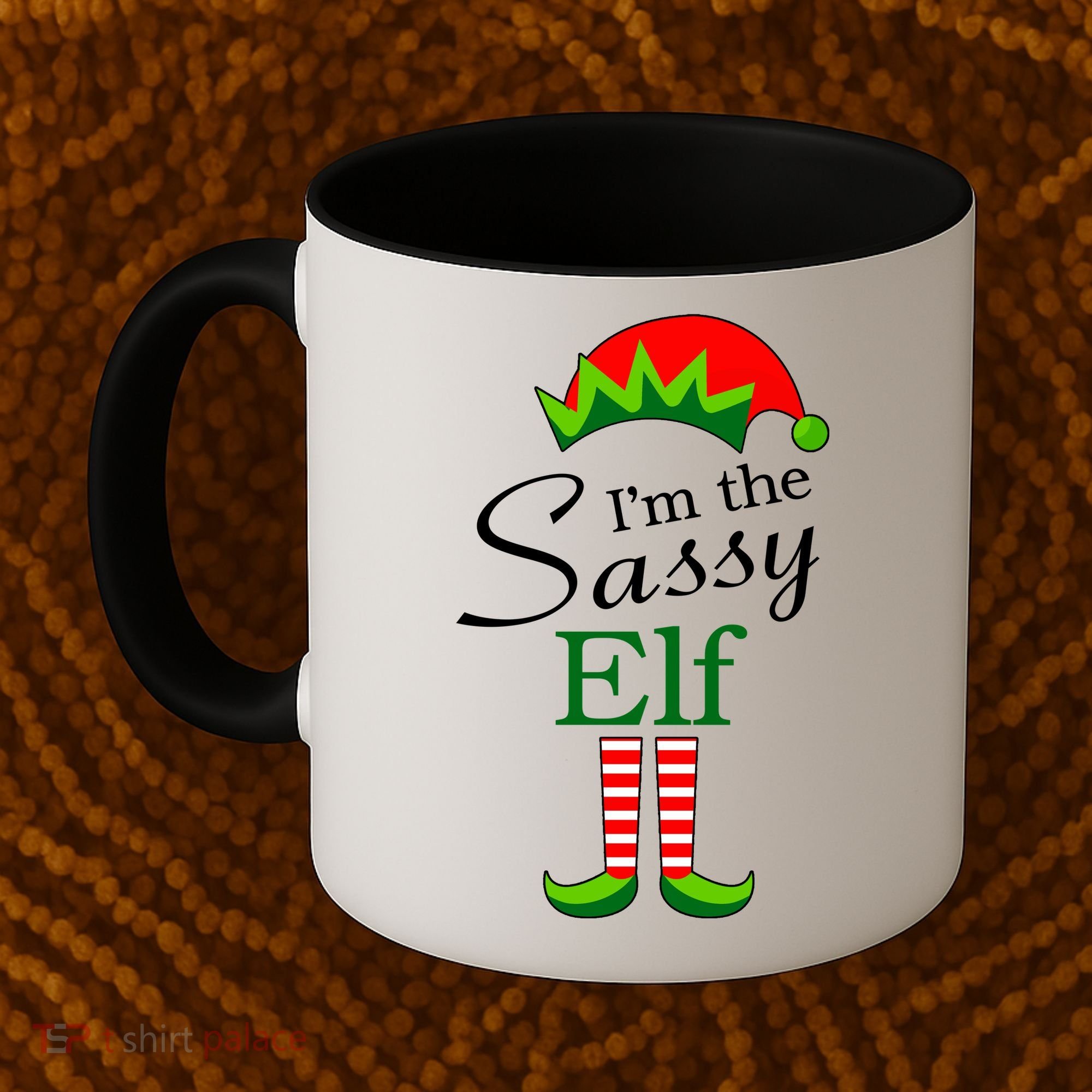 The Sassy Elf Funny Christmas Family Matching Coffee Mug