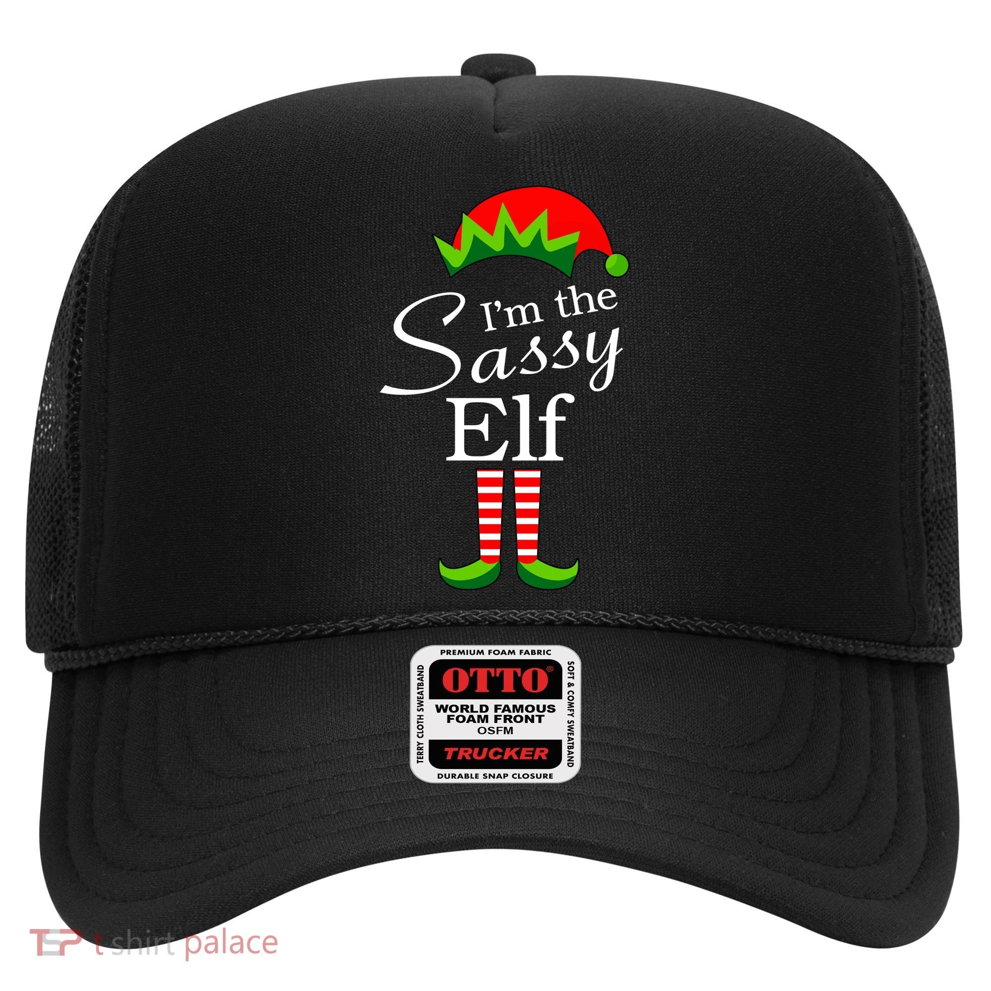 The Sassy Elf Funny Christmas Family Matching Hat