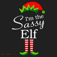 The Sassy Elf Funny Christmas Family Matching Hat thumb 2