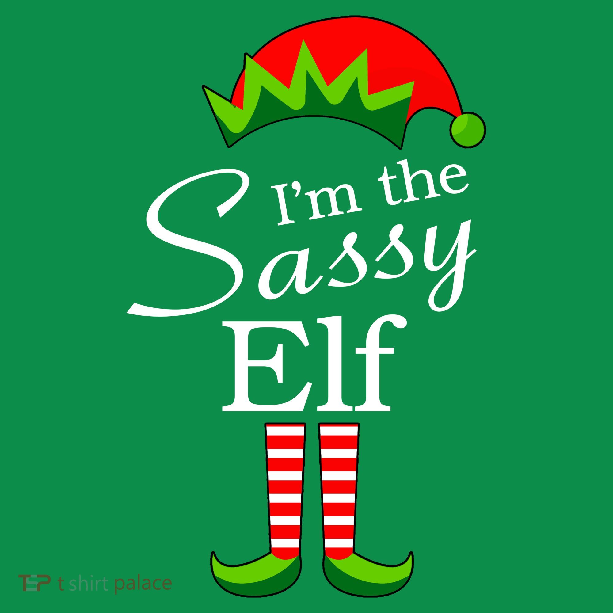 The Sassy Elf Funny Christmas Family Matching Long Sleeve Shirt