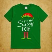 The Sassy Elf Funny Christmas Family Matching T-Shirt thumb 5
