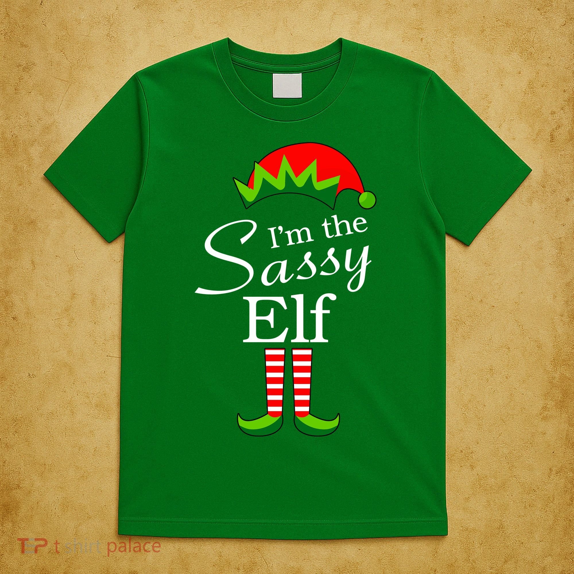 The Sassy Elf Funny Christmas Family Matching T-Shirt