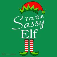 The Sassy Elf Funny Christmas Family Matching T-Shirt thumb 7