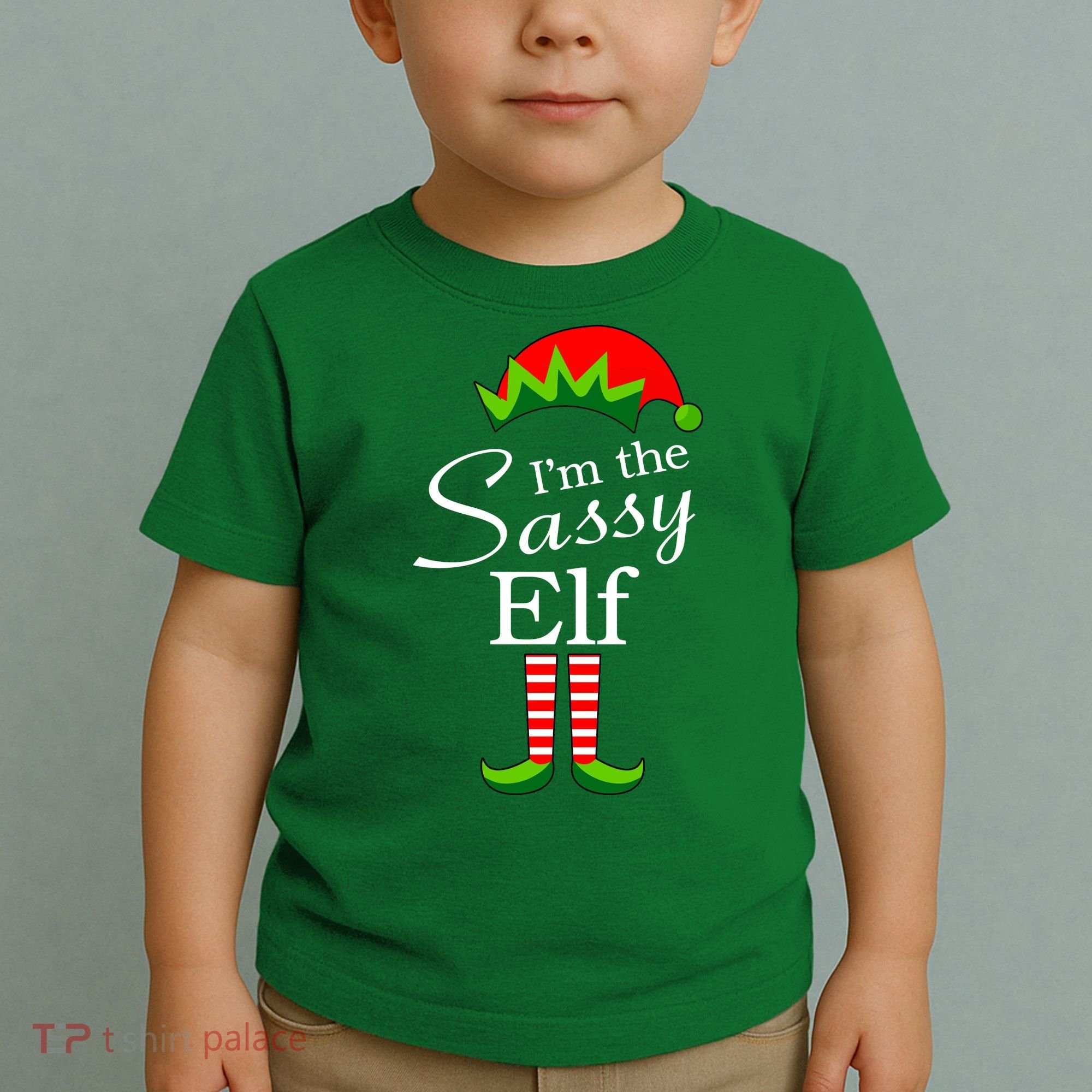 The Sassy Elf Funny Christmas Family Matching Toddler T-Shirt