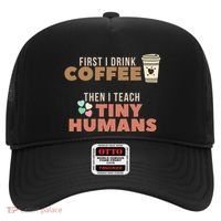 I Teach Tiny Hu Back To School Preschool Daycare Teacher Cool Gift Hat thumb 0