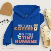 I Teach Tiny Hu Back To School Preschool Daycare Teacher Cool Gift Hoodie thumb 4