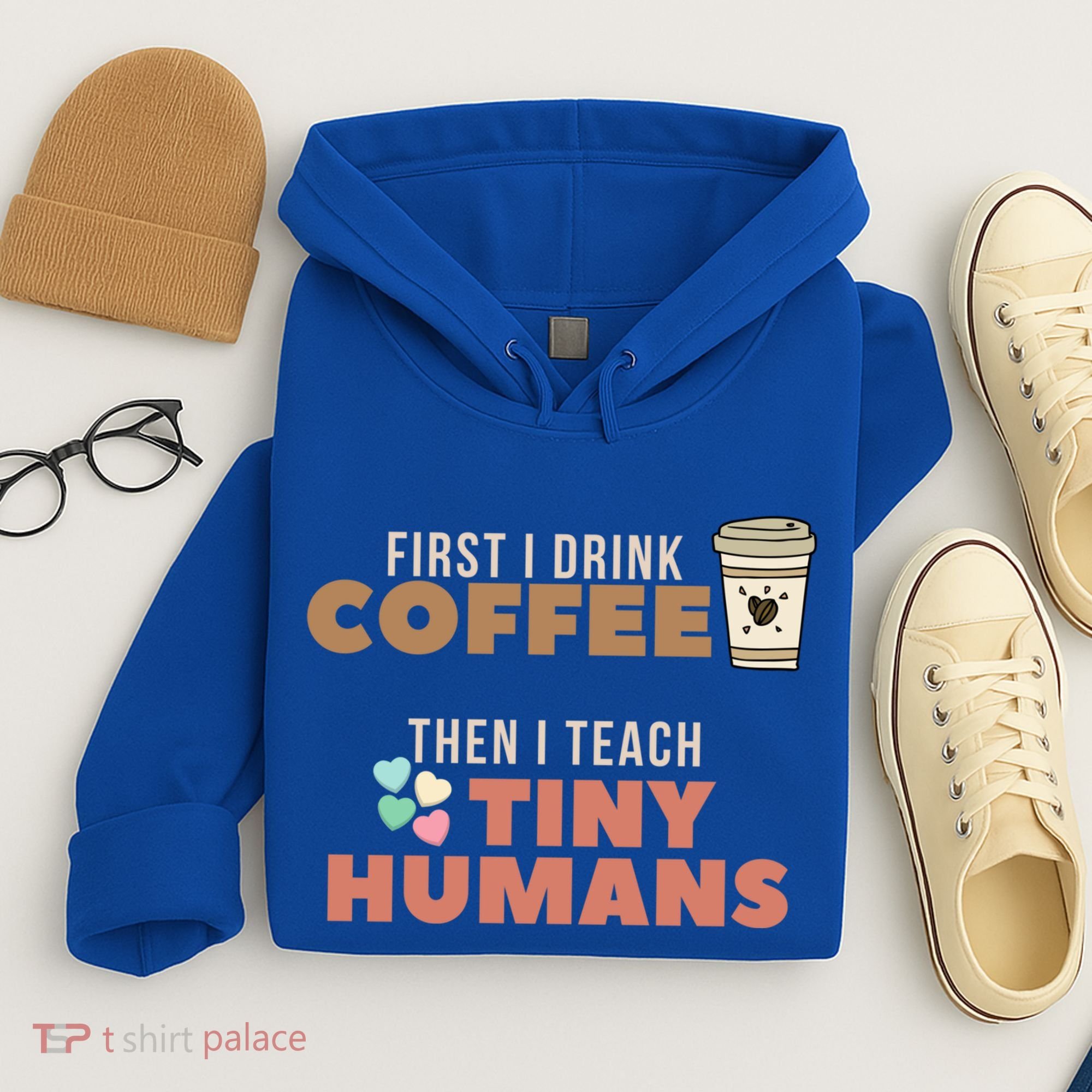 I Teach Tiny Hu Back To School Preschool Daycare Teacher Cool Gift Hoodie