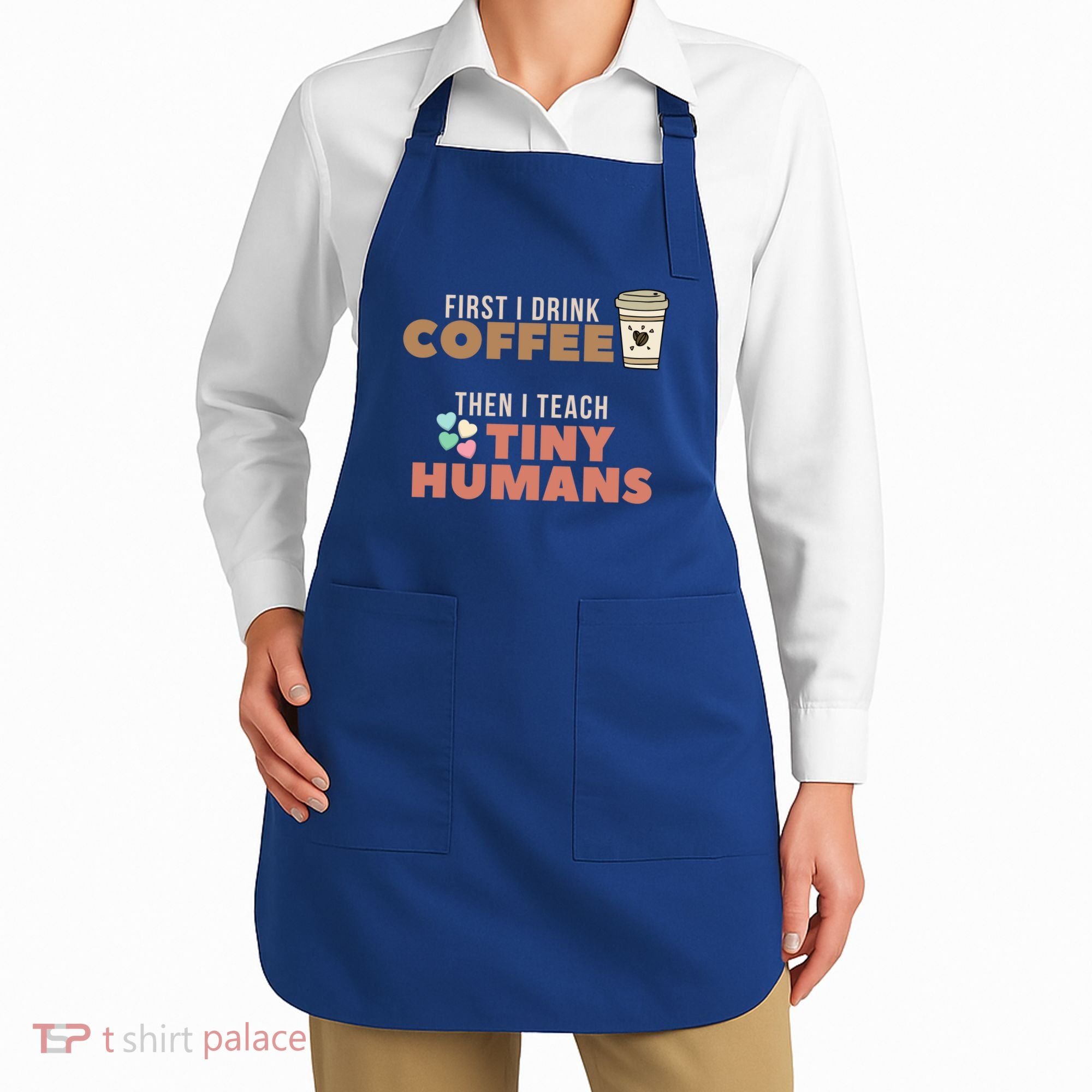 I Teach Tiny Hu Back To School Preschool Daycare Teacher Cool Gift Apron