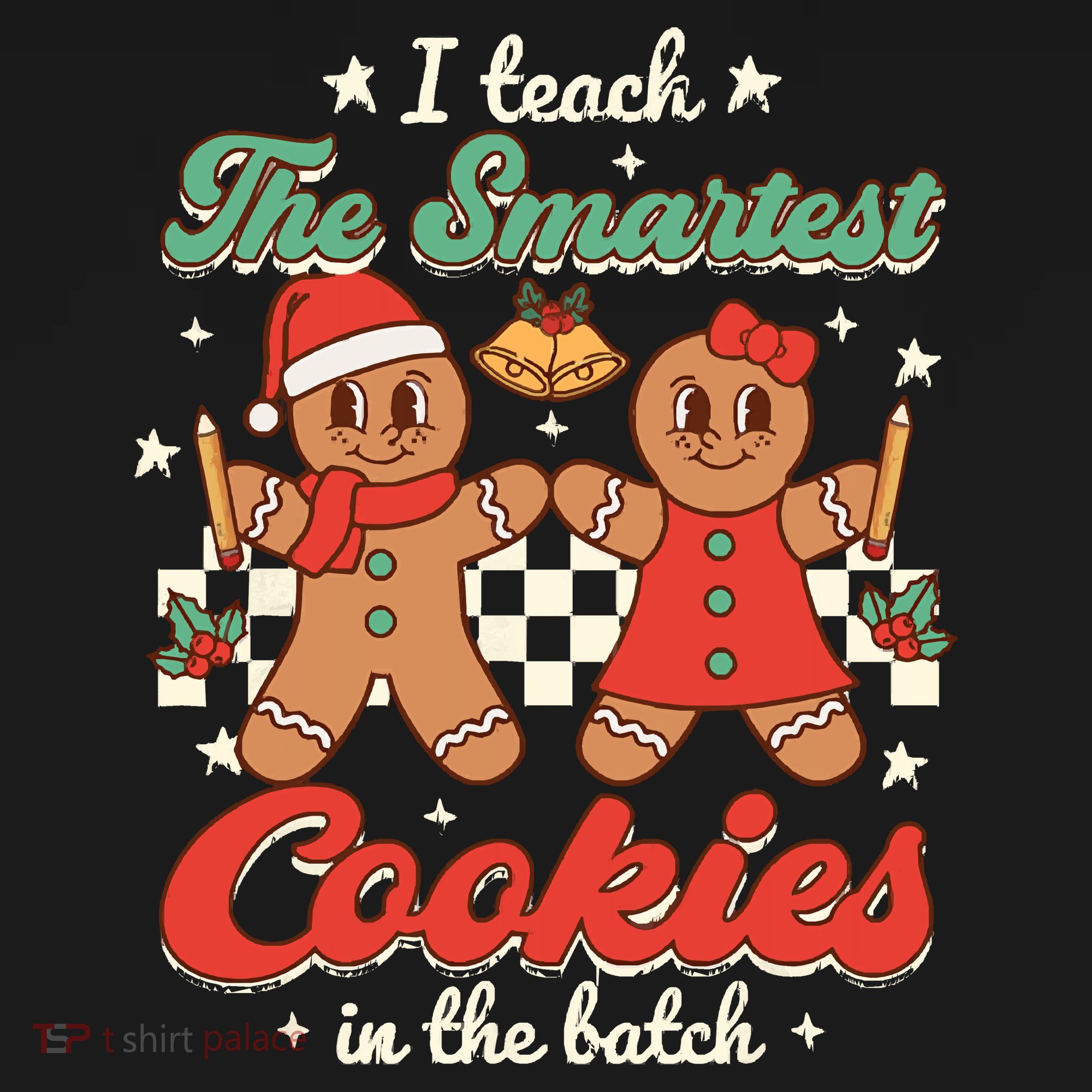 I Teach The Smartest Cookies In The Batch Teacher Christmas Women's Hoodie