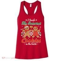 I Teach The Smartest Cookies In The Batch Teacher Christmas Women's Tank Top thumb 0