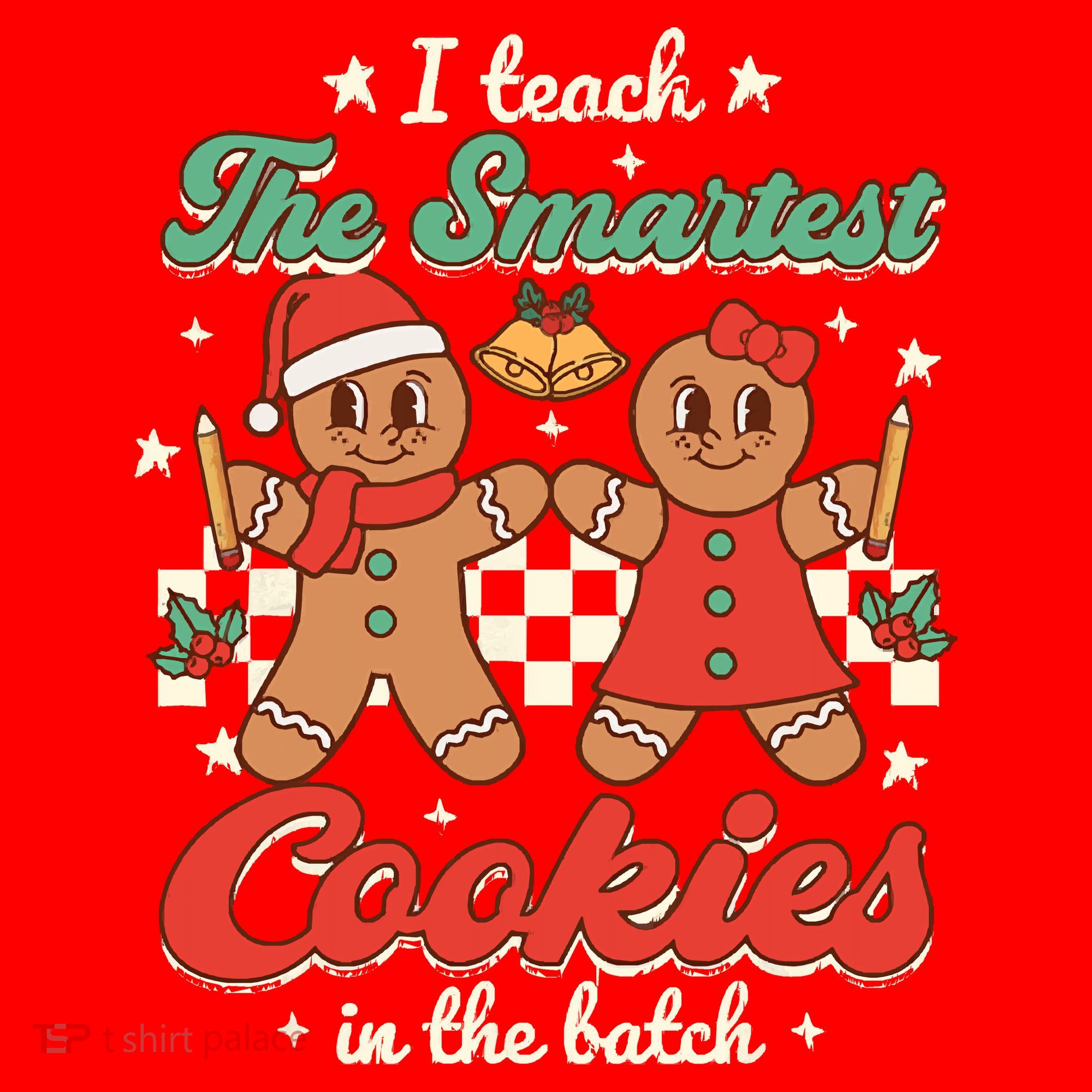 I Teach The Smartest Cookies In The Batch Teacher Christmas Women's Tank Top