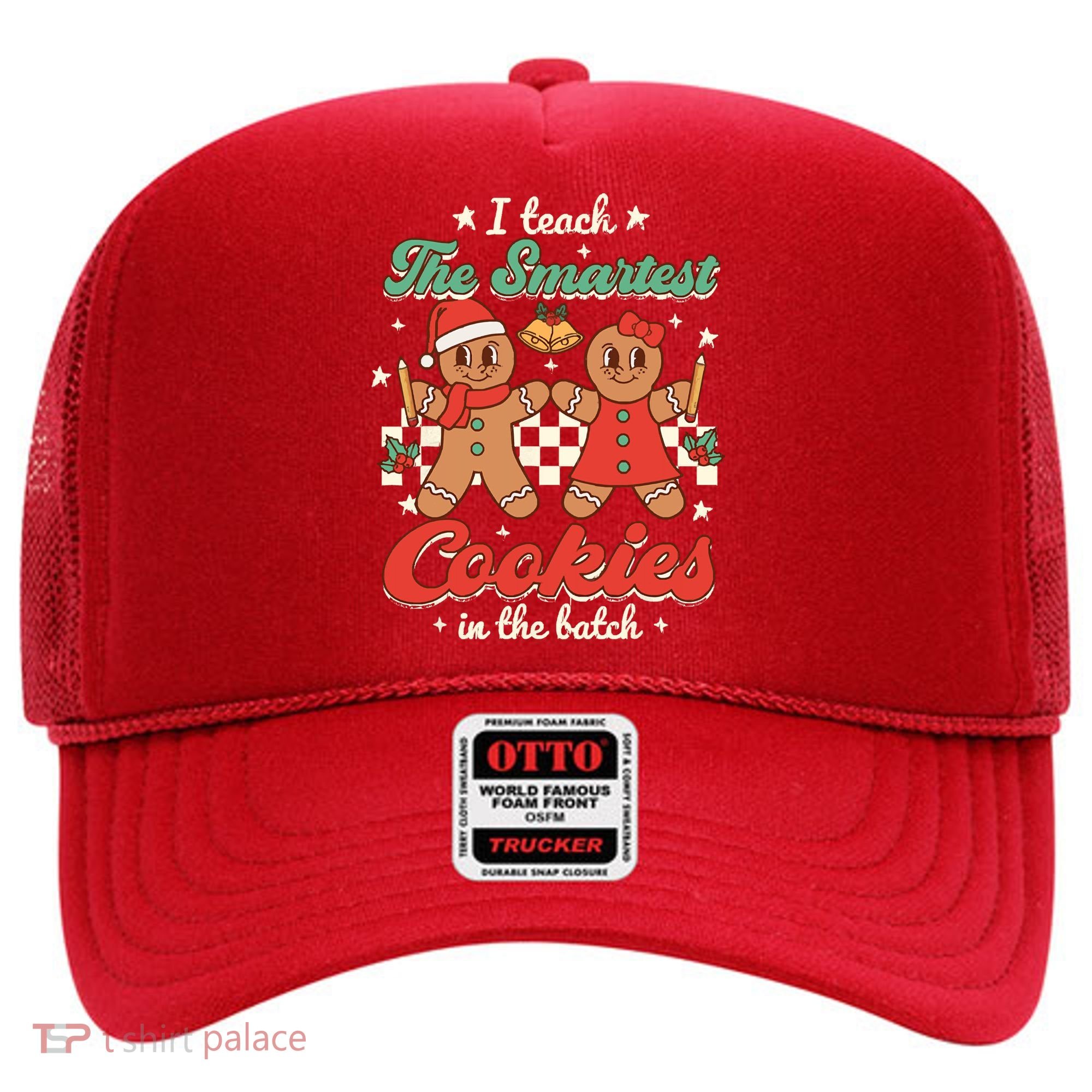 I Teach The Smartest Cookies In The Batch Teacher Christmas Hat