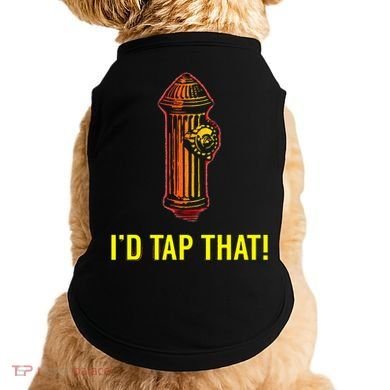 ID Tap That Funny Firefighter Doggie Tank