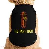 ID Tap That Funny Firefighter Doggie Tank thumb 0