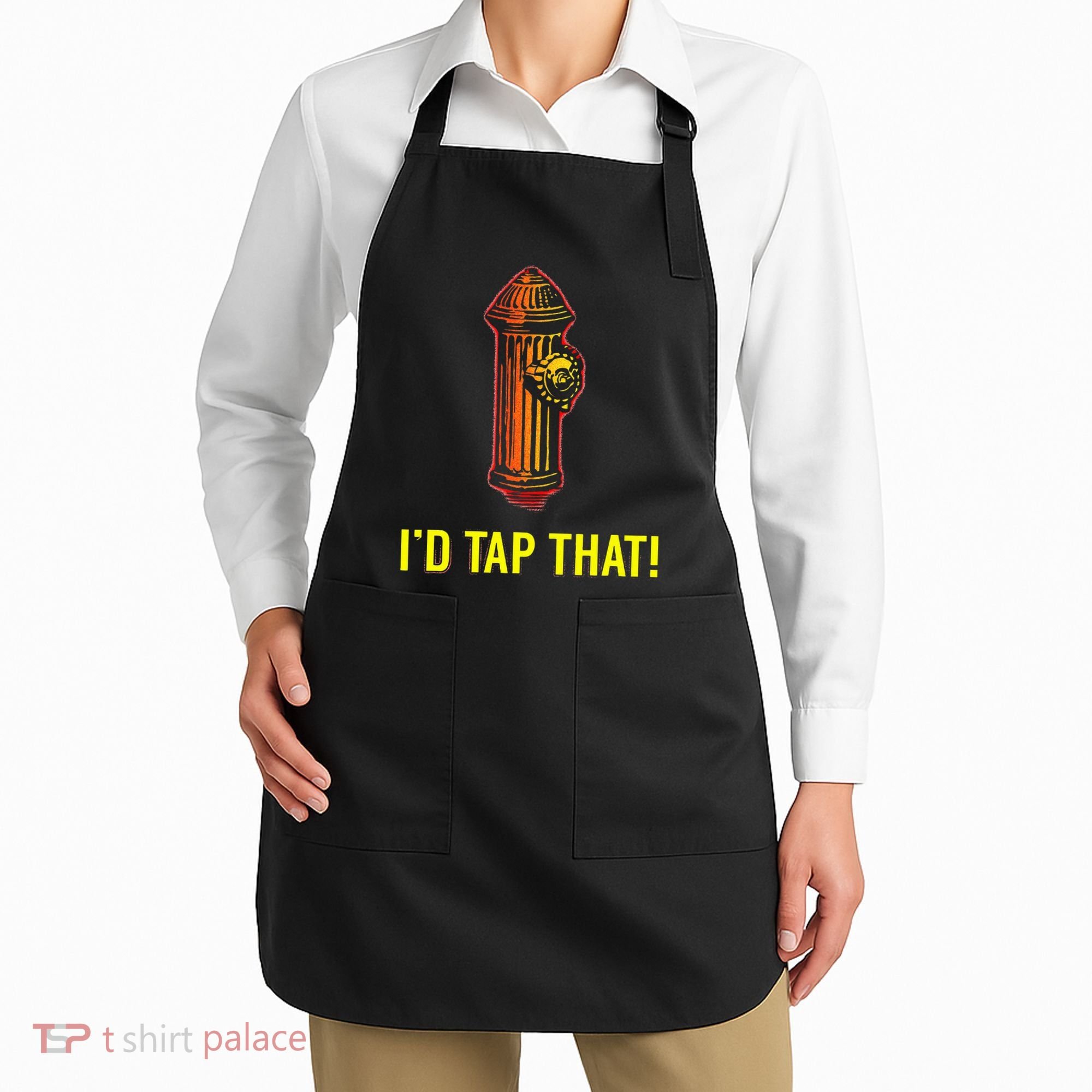 ID Tap That Funny Firefighter Apron