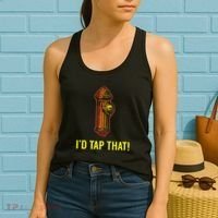 ID Tap That Funny Firefighter Women's Tank Top thumb 2